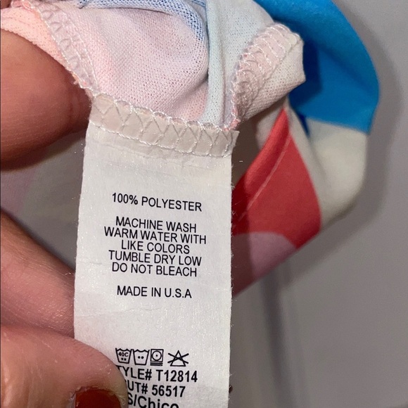 🌴🌴First Love Multicolor Abstract Women's Blouse (oversized) - Picture 6 of 6